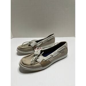 NEW Sperry Top-Sider Coastfish 1-Eye Womens 6.5 Light Tan Memory Foam Boat Shoe